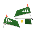 Golf Cornhole Game With Chipping Mats, Golf Balls, Putters